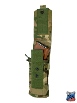 Подсумок SSO 1АК103 MOLLE с кнопками, липучкой и утяжкой. Мультикам