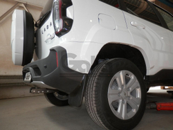 Фаркоп оцинкованный Galia L028C для Lada Niva Travel 2021-, Chevrolet Niva 2123 2008-2020, Lada Niva 2020-2021(паспорт и сертификат в комплекте)(без электрики)