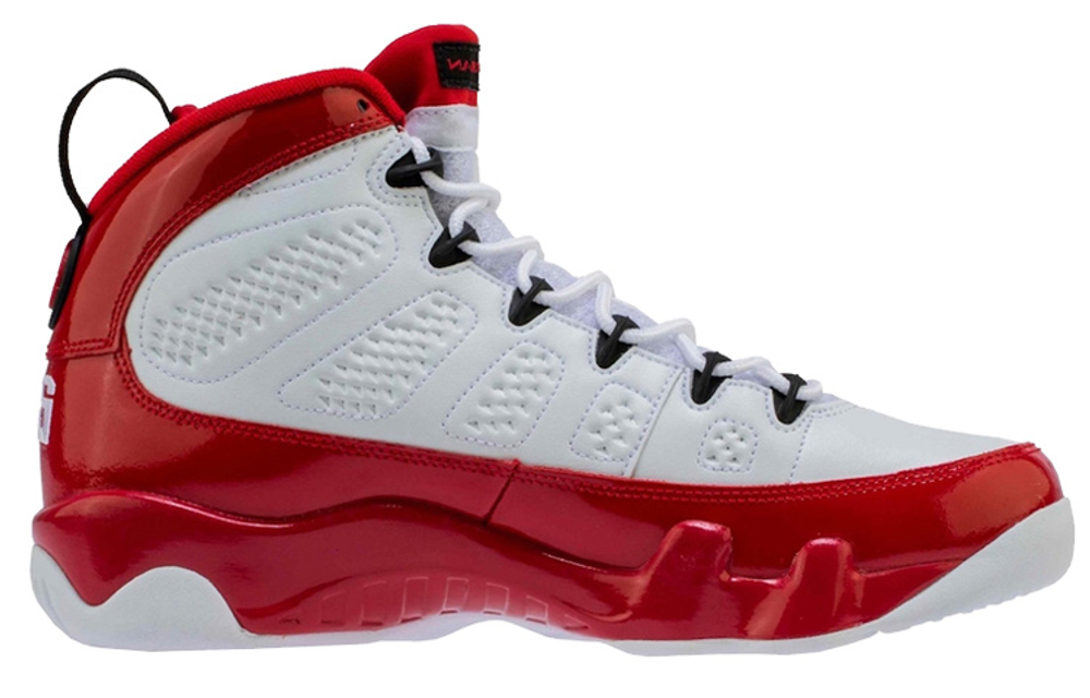 Jordan 9 Retro White Gym Red