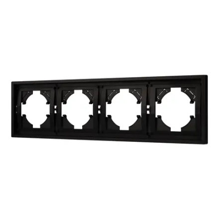 Рамка пластиковая FRM-TENDO-PL-4-BK (Arlight, -) 053848