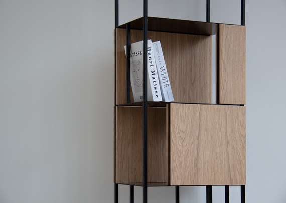 Панель для стеллажа Stripe 50*35 см (натуральный дуб)