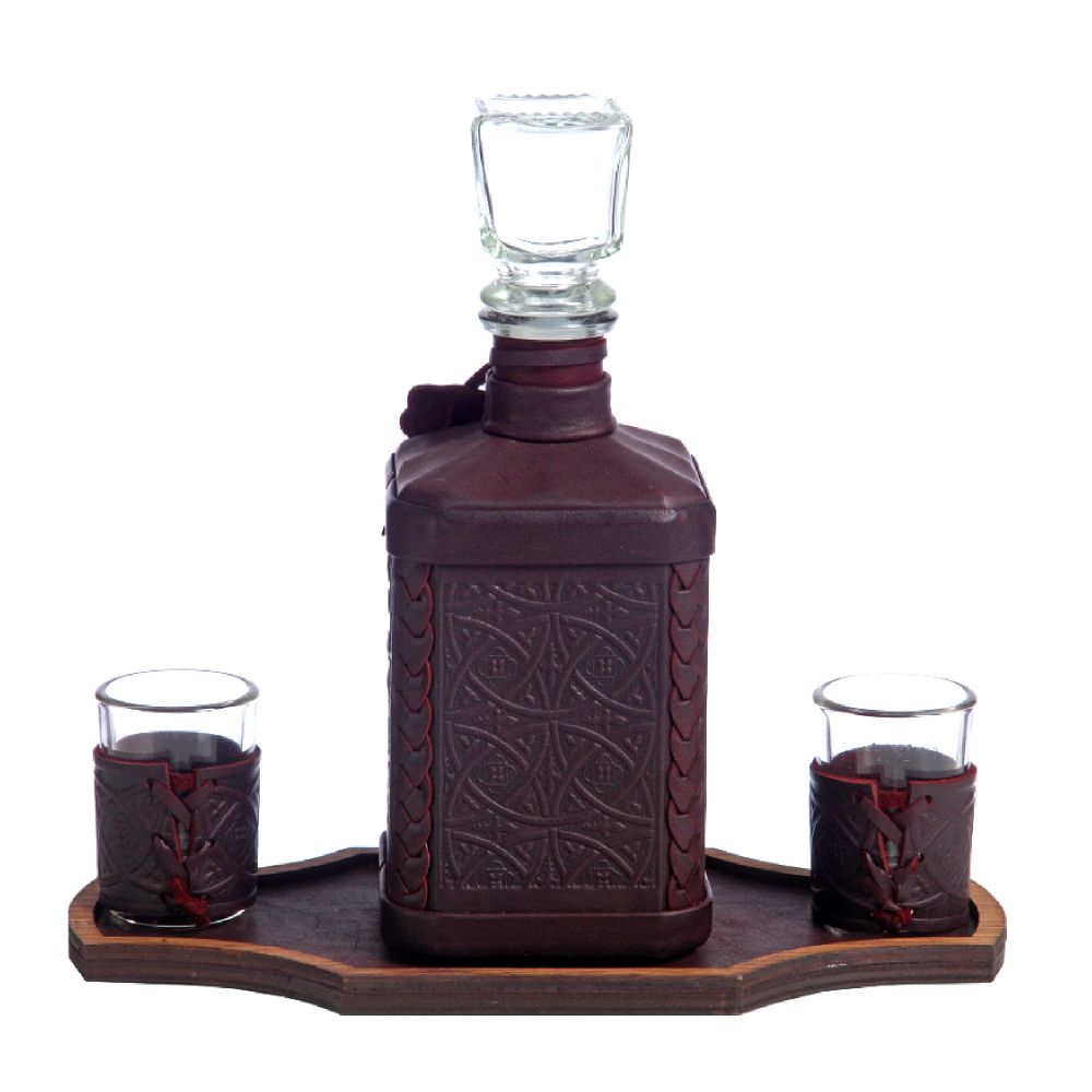 Графин «Медику-3» с накладкой покрытой никелем