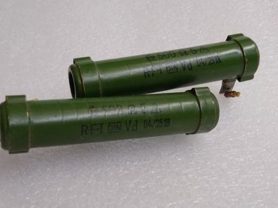Резистор RFT 500Ом 5Вт в катод винтаж