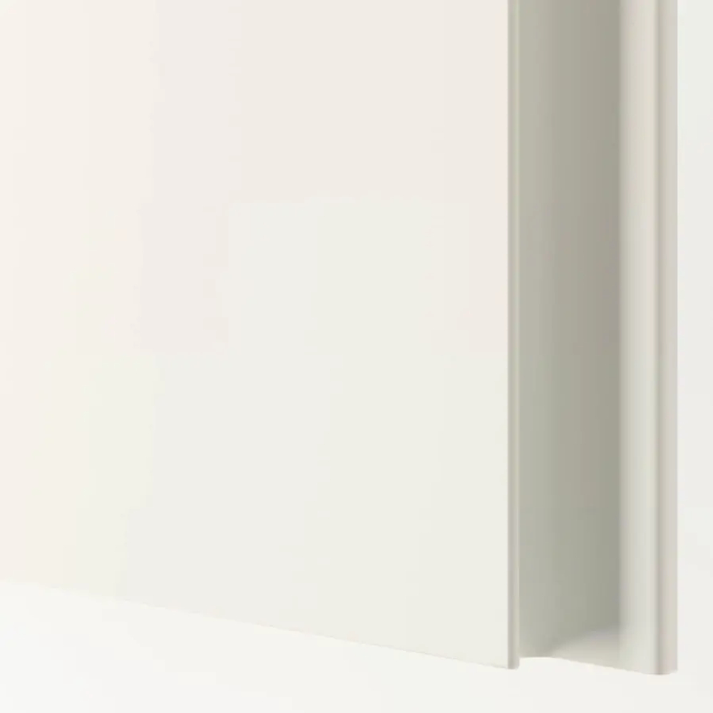 Дверь с петлями - VIKANES IKEA/ ВИКАНЕС ИКЕА, 229х50 см,  белый