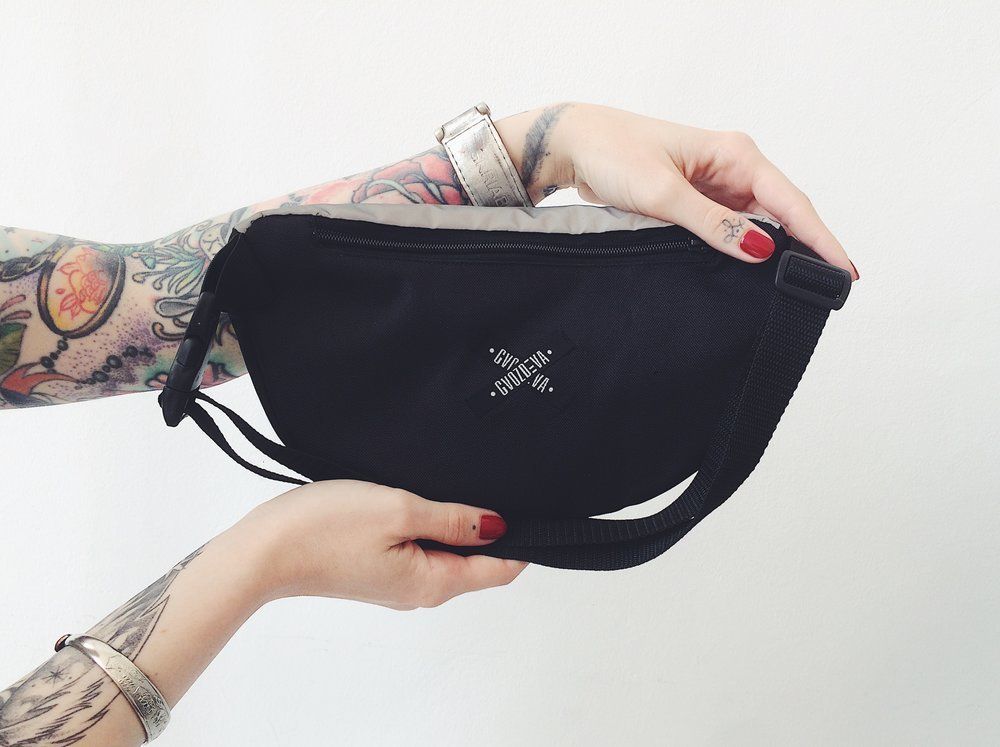 Сумка Поясная Сигнальная Светоотражающий верх