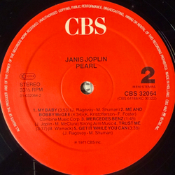 Виниловая пластинка Janis Joplin ‎– Pearl LP