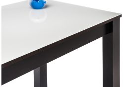 Стеклянный стол Раймунд 100х70х77 венге / белый