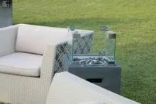 Уличный газовый камин Clifton Square Grey