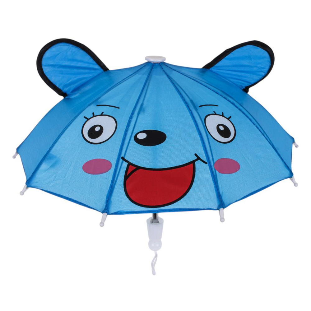 Зонт детский, красный, 18см, 6-5