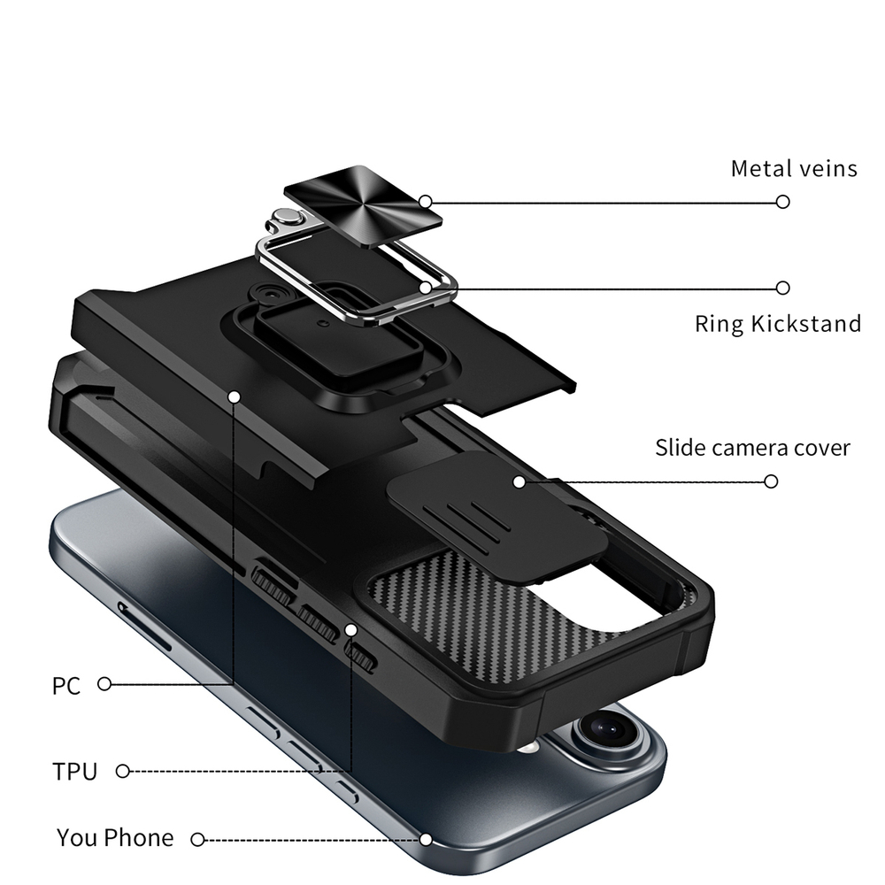 Противоударный чехол Сard Reader Case для iPhone 16
