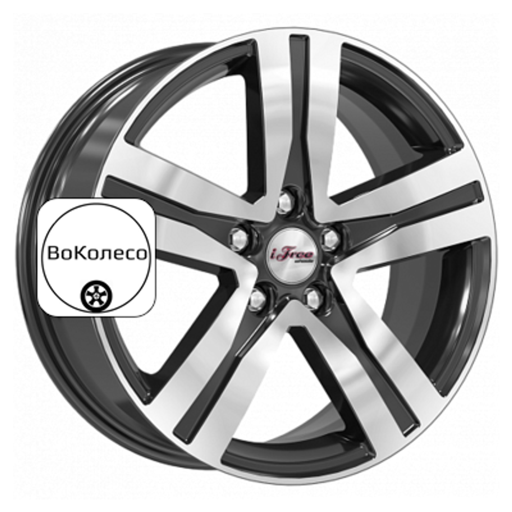 7x17/5x114,3 ET45 D66,1 Rebel (КС913) Блэк Джек iFree