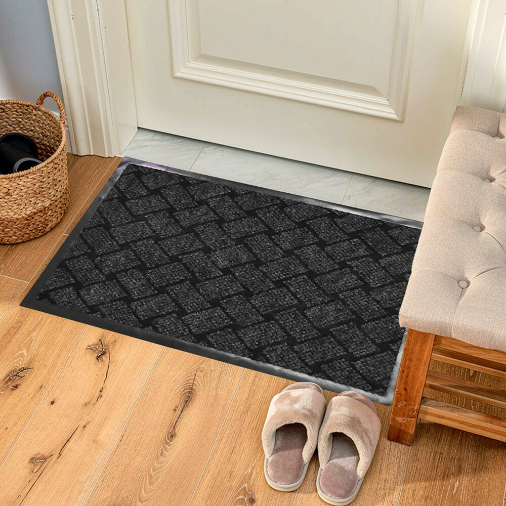 Коврик 50*80см влаговпитывающий "Крафт" Blabar, серый