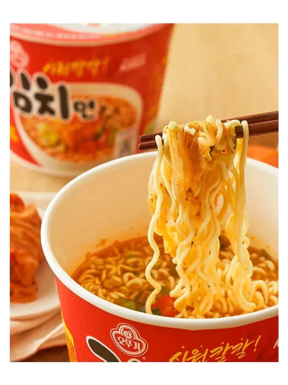 Лапша Kimchi Ramen Оттоги со вкусом кимчи 105 г * 2 шт