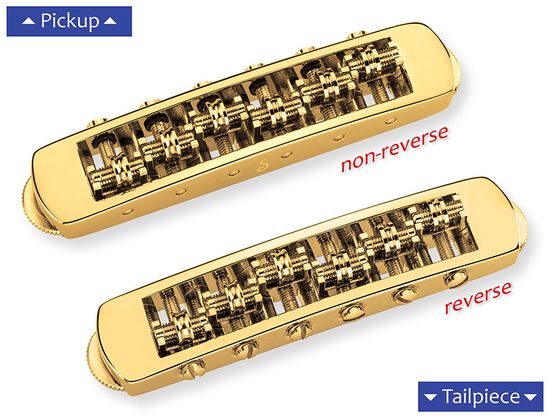 12080500 STM Бридж Tune-O-Matic, золото, Schaller