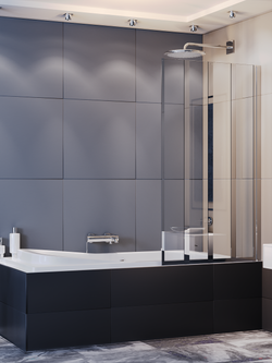 Ограждение на ванну WeltWasser  WW100 Арт. 100ZA4-80 Размер 800х1400 мм 10000002758 прямоугольная