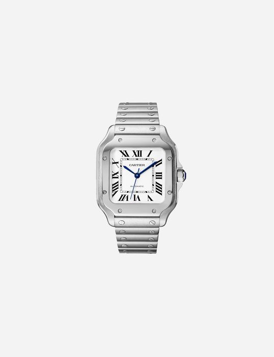 Наручные часы Cartier Santos Silver M