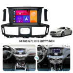 Магнитола для Infiniti Q70, M25, M37, Nissan Fuga 2009-2016 (поддержка Bose и 360) - Carmedia SF-9100 (рамка 9") QLed, Android 13, TS20, CarPlay, SIM-слот