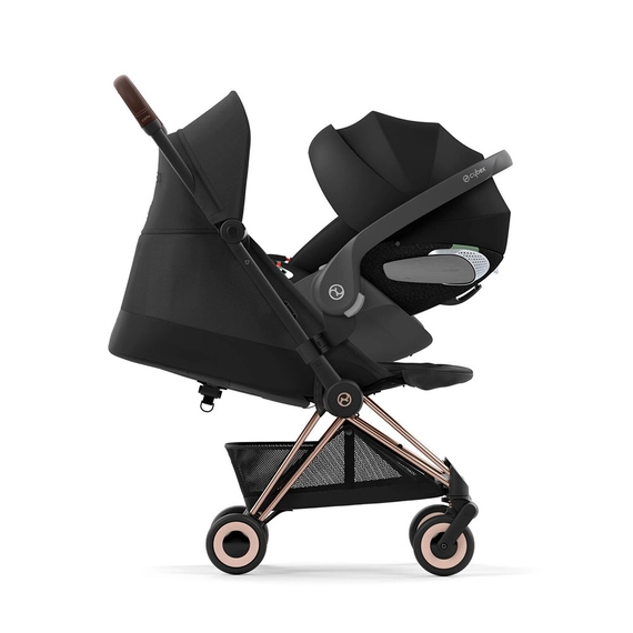 Прогулочная коляска Cybex Coya Sepia Black шасси Rosegold