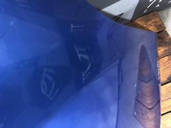 Бампер задний Lada Granta 18-нв Б/У Оригинал 8450100971