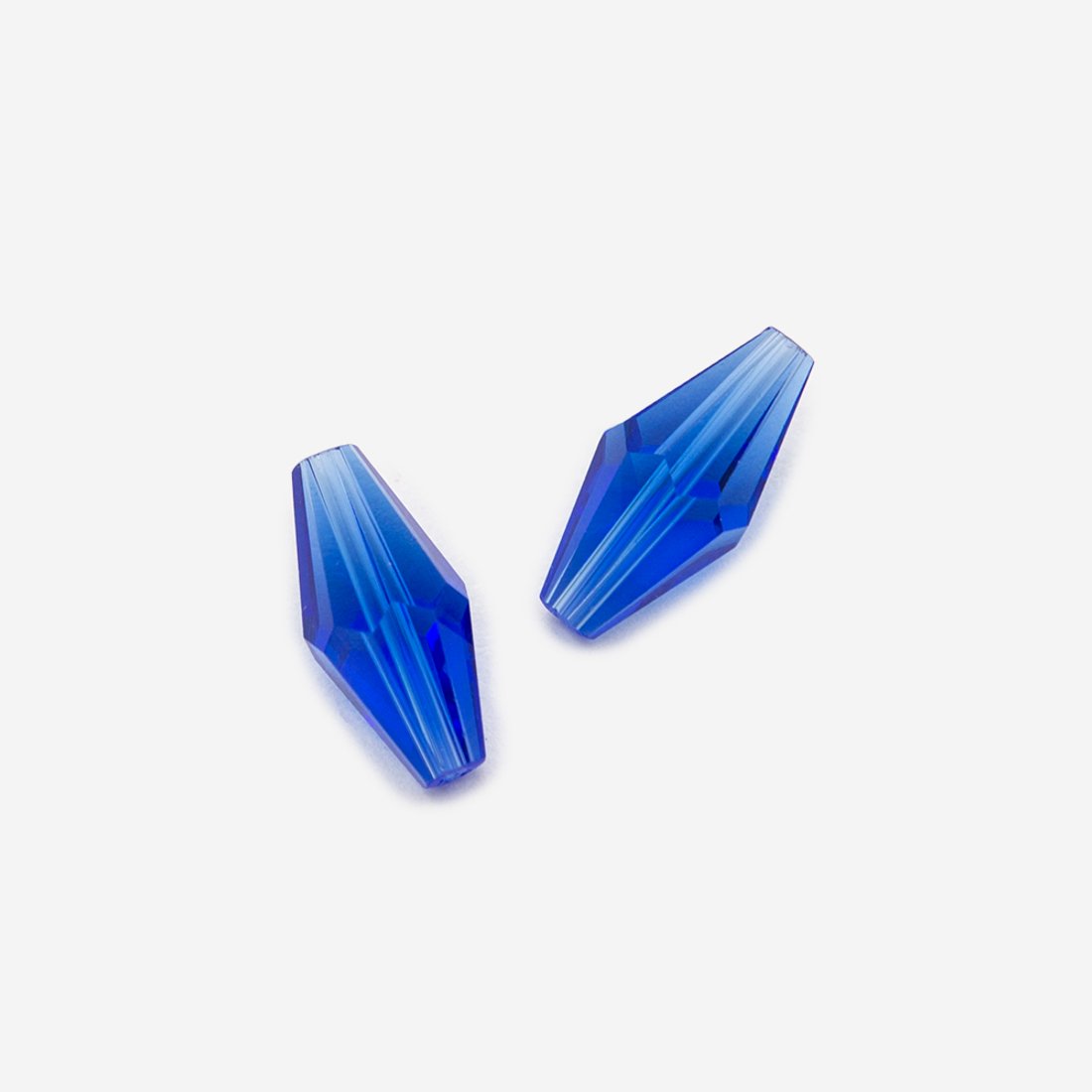 Биконус, оттенок "Королевский сапфир", хрусталь