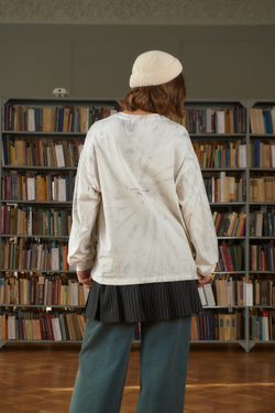 Лонгслив Called a Garment Essential Tie-Dye "Ash Spiral"