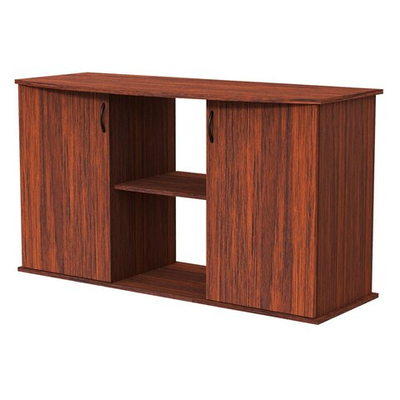 Тумба фигурная 100*40*70 орех, две дверки ДСП, модель 2016  (АкваПлюс)