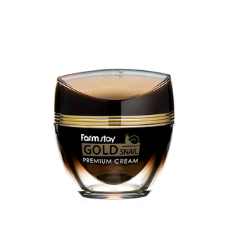 FarmStay Крем премиальный с золотом и муцином улитки - Gold snail premium cream, 50мл