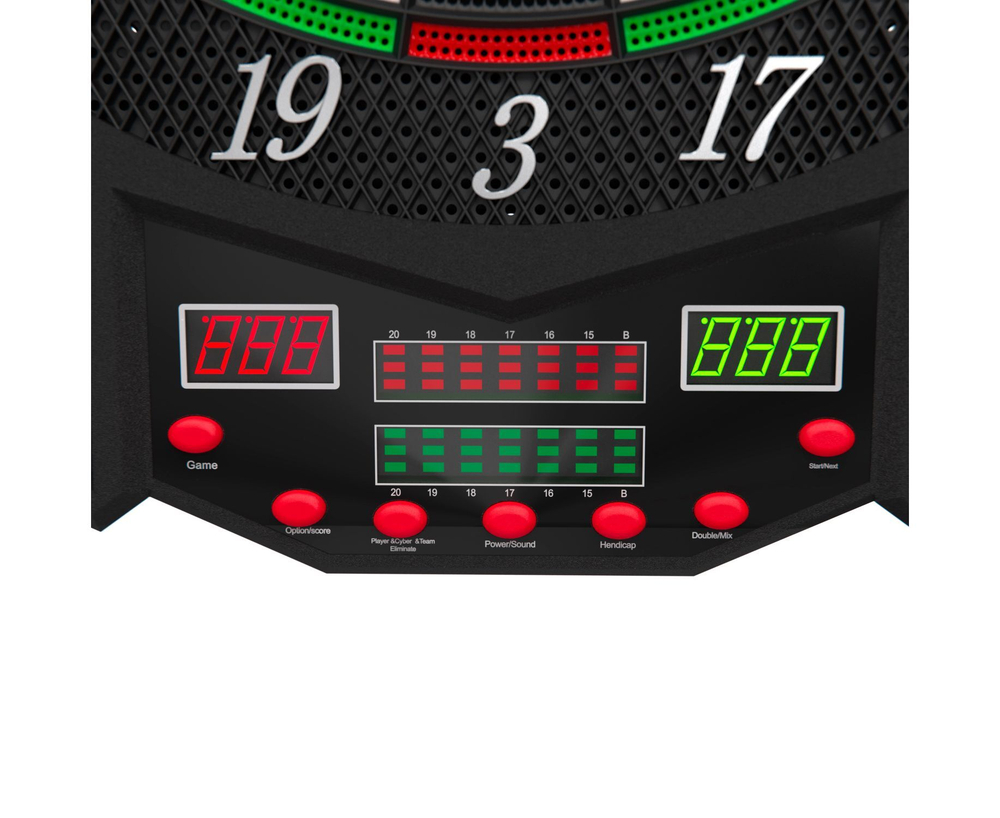 Электронный дартс DFC DARKBOARD, 12 дротиков
