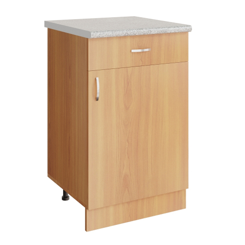 Стол разделочный 50 ольха (1 ящик), столешница гранит пёстрый