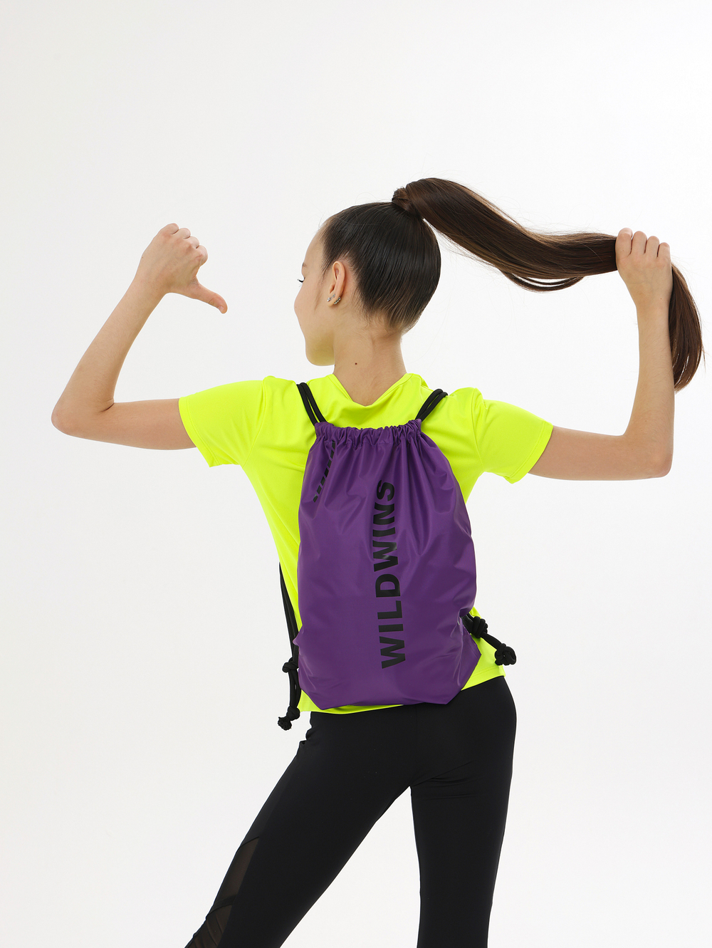 Рюкзак - мешок облегченный фиолетовый