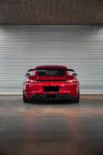 Карбоновый спойлер в стиле GT4 для Porsche Cayman/Boxster 718 982 Порше
