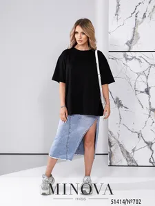 Футболка 702-черный Minova