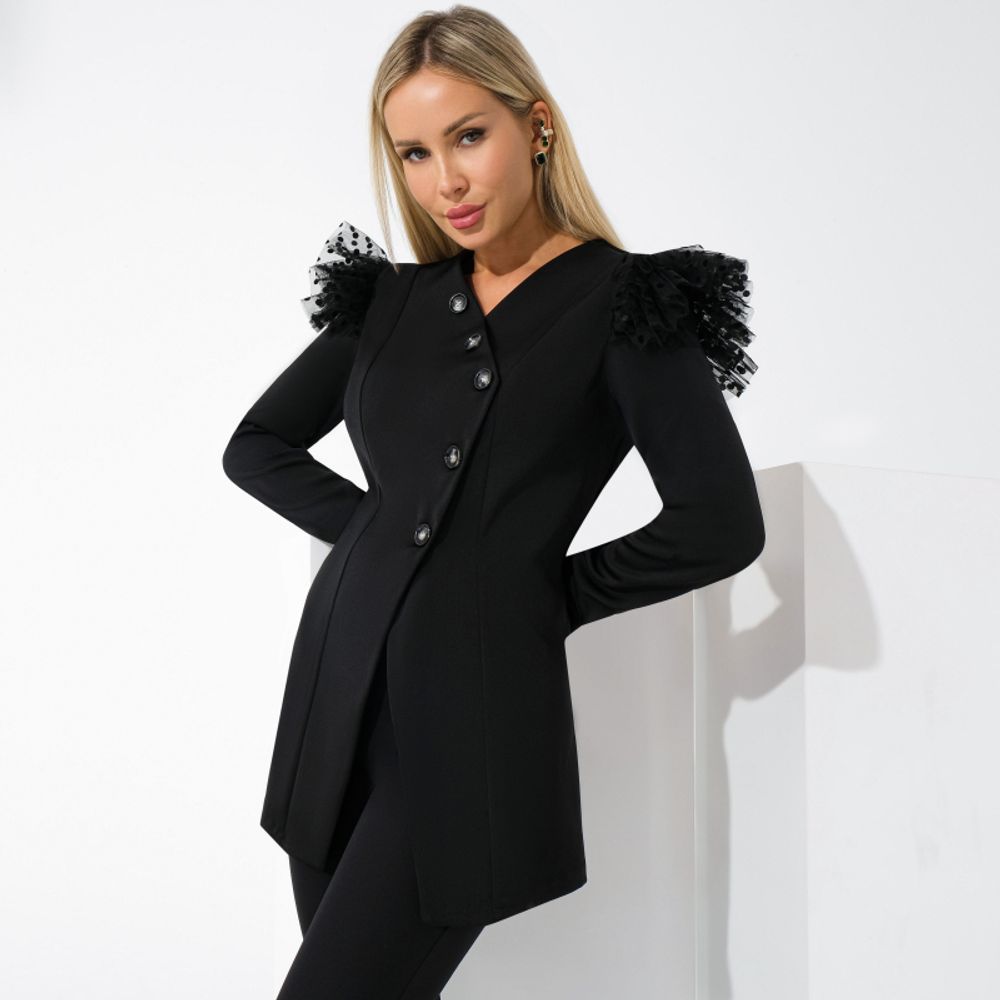 Жакет Модная провокация (black) Charutti (Акция)