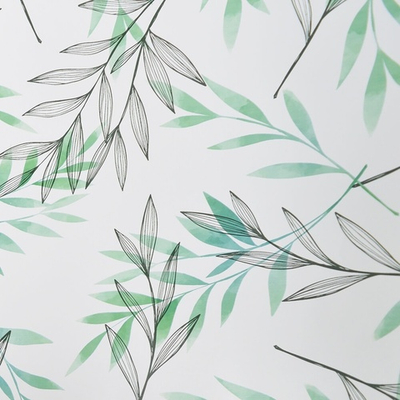 Пленка самоклеящаяся 45см*8м Листочки