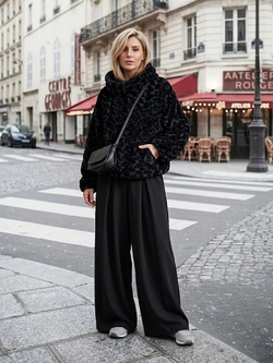 Юбки брюки /черный