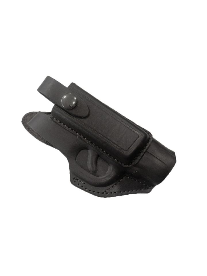 Кобура поясная кожаная под ПМ ПК-24 (черная)