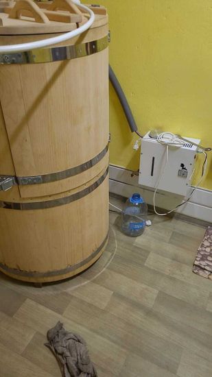 Комплект "КРУГЛЫЙ СТАРТ" (кедровая бочка с парогенератором)