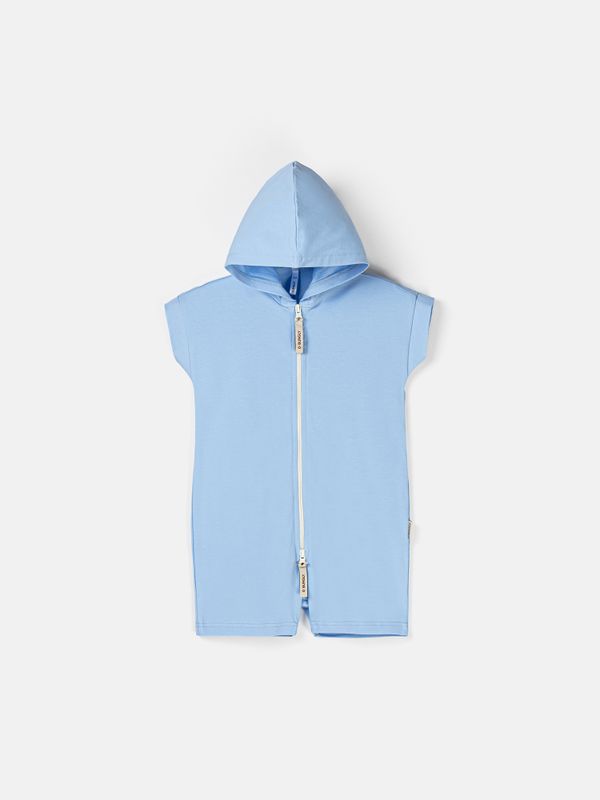 Ромпер на молнии с капюшоном 