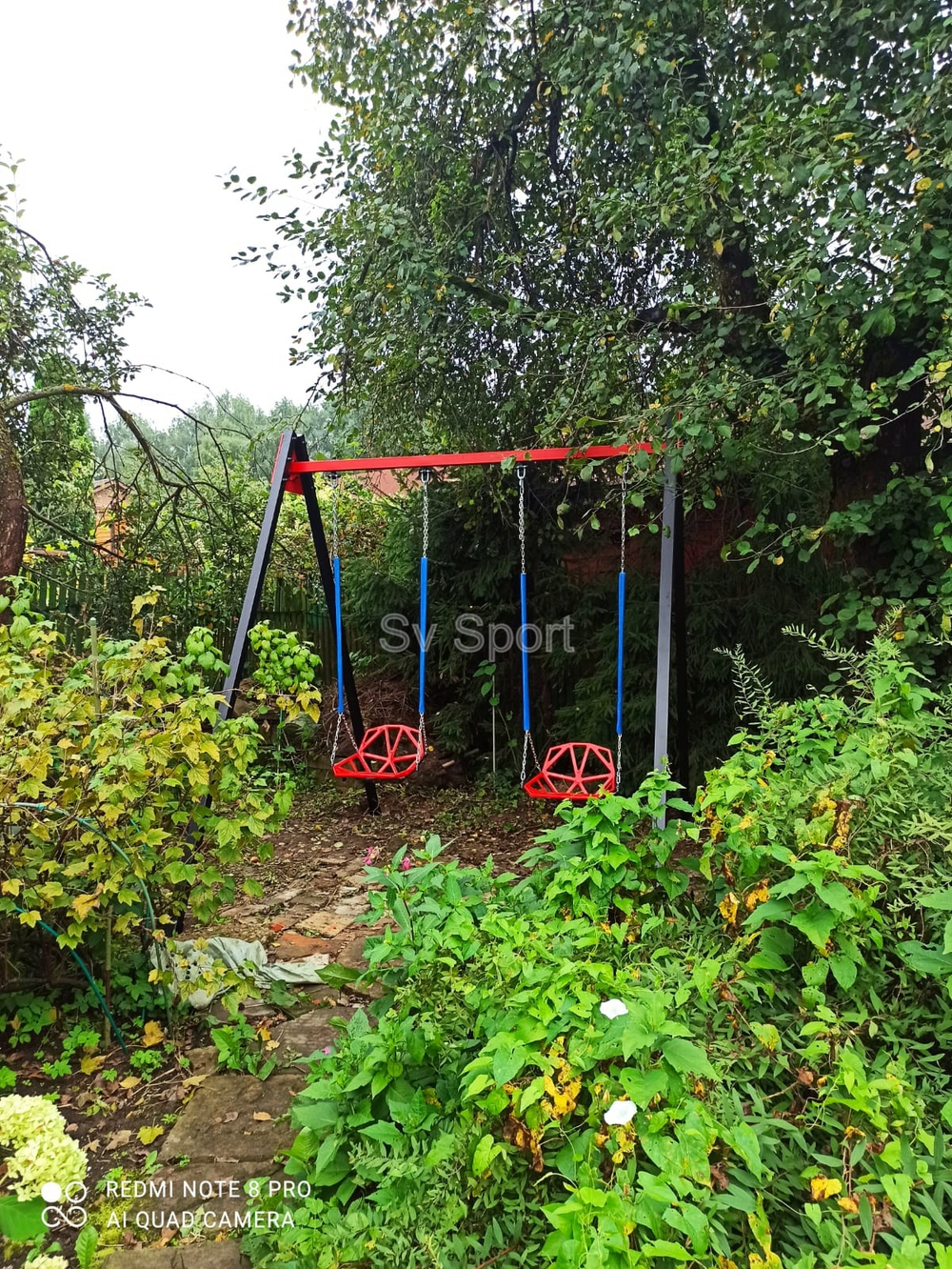 Монтаж уличных качелей Sv Sport