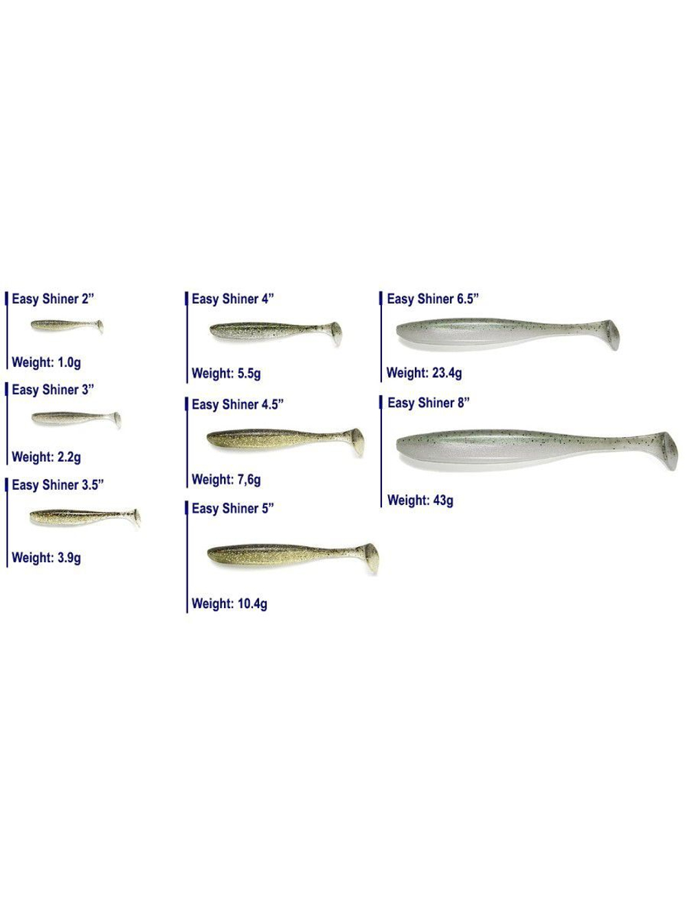 Приманка силиконовая Keitech Easy Shiner 6.5", 23,4г, цвет EA#15 Grape Chart Red FLK