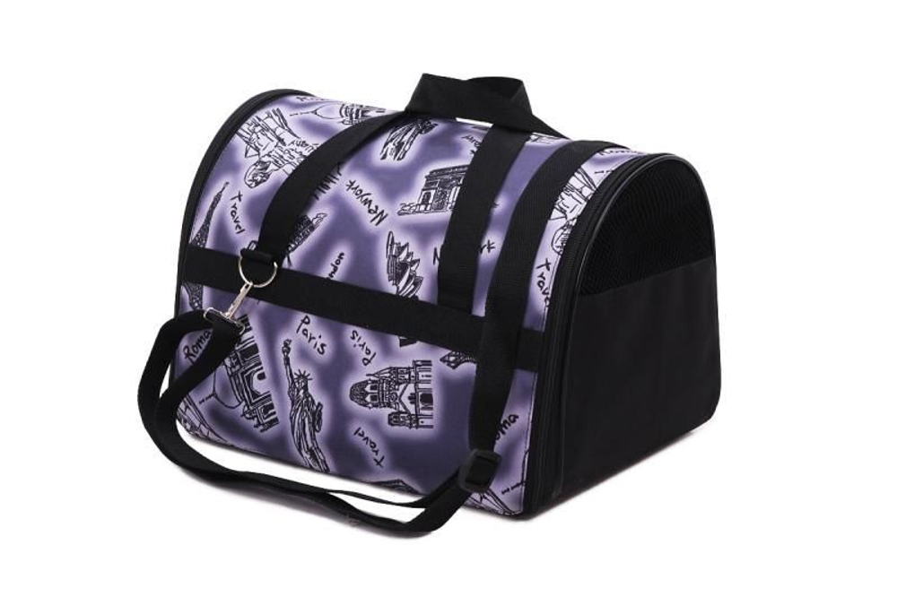 Сумка-переноска ЭКОНОМ абстракция, размер XL, 48х26х32 см