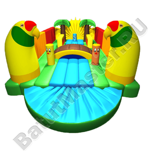 Коммерческий надувной батут "Попугай 2"