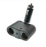 Разветвитель авто Olesson NO.1643 (2розетки/100W)