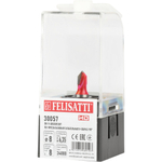 Фреза пазовая гальтельная FELISATTI V-обр. 6.3х90° хвостовик 8мм   30057