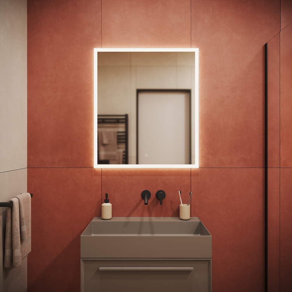 Зеркало с подсветкой Sancos Palace, 700х800