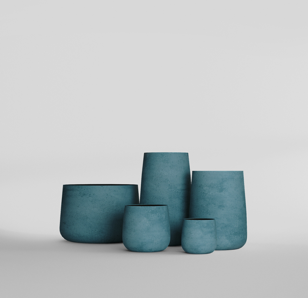 Кашпо, коллекция Color, форма CONE