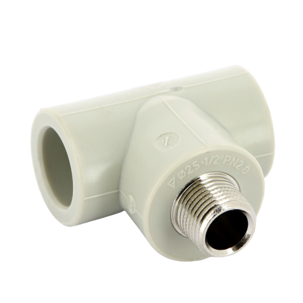 Тройник комбинированный FV-Plast 25x1/2" наружная резьба