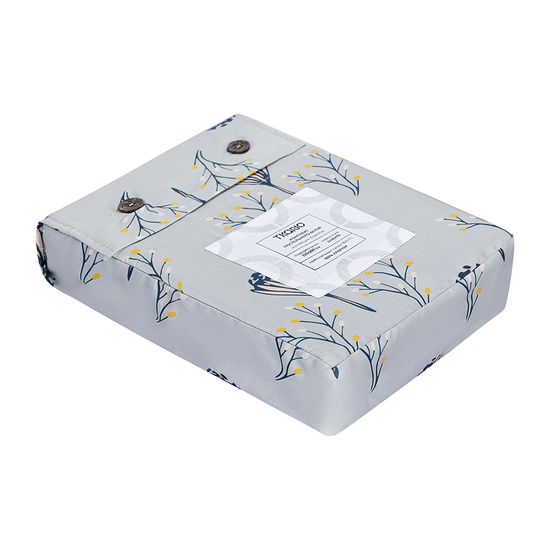 Комплект постельного белья "Полевые цветы" из премиального сатина из коллекции russian north, 150х200 см