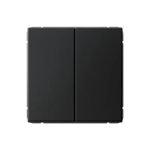 ARTGALLERY 2-клавишный ВЫКЛЮЧАТЕЛЬ, сх.5, 10АХ, механизм, КАРБОН