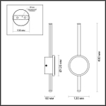 4256/12WL ODL Светильник LED 12Вт 3000К 220В IP20 HIGHTECH